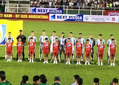 GIAO HỮU BÓNG ĐÁ U20 VIỆT NAM – ARGENTINA THÁNG 5/2017